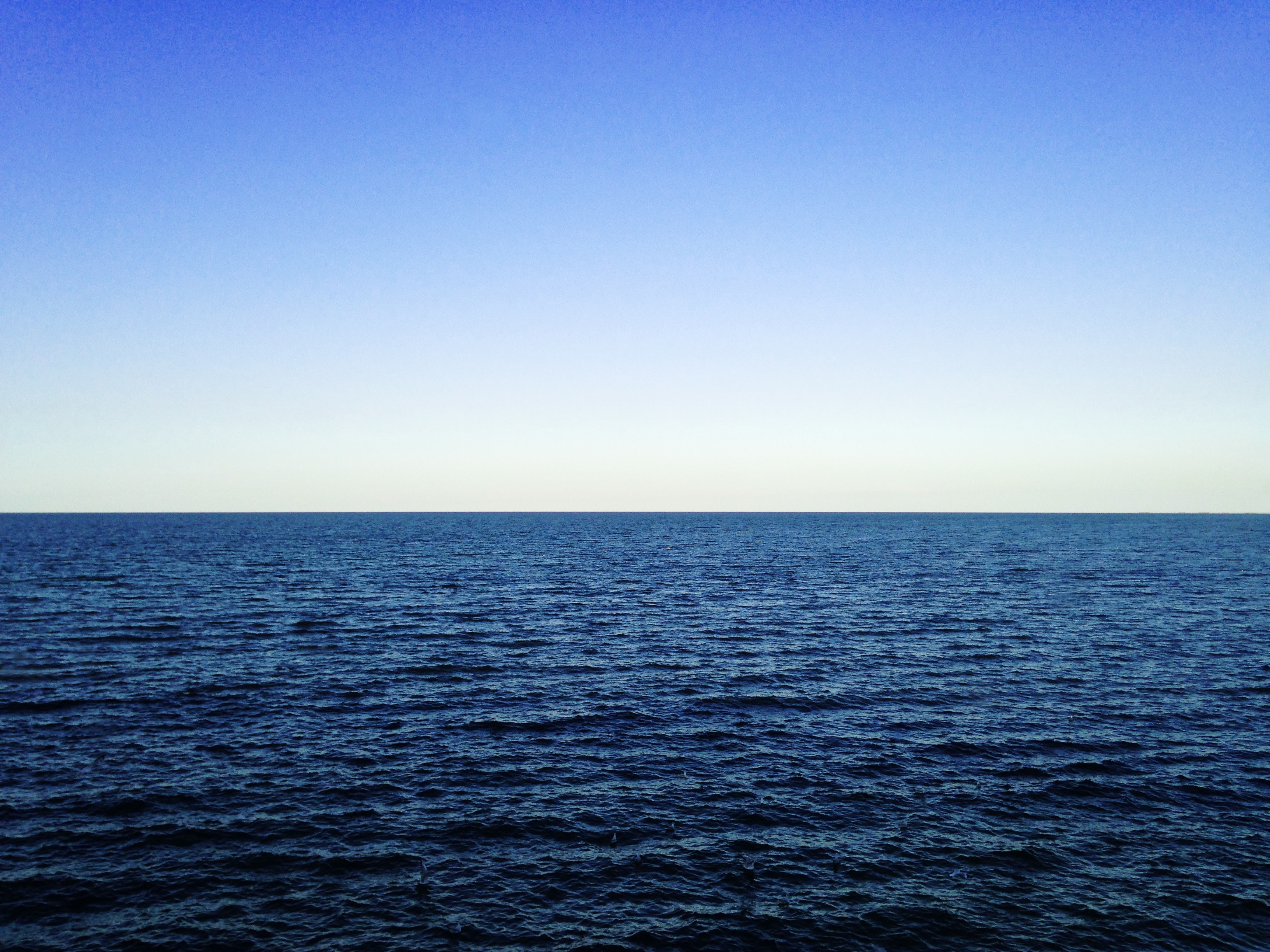 Photo de l'océan et du ciel